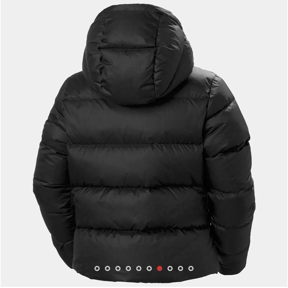 Helly Hansen Womens Essence Down Hooded Jacket Black Medium New 53818-990 *Logo* - Picture 9 of 13